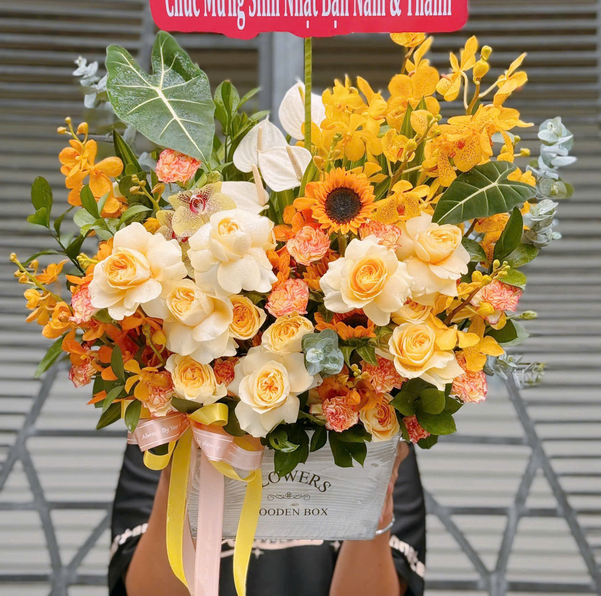 HOA CHÚC MỪNG 55